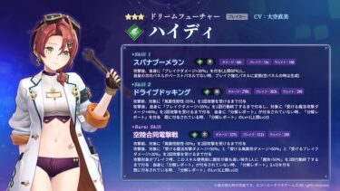 【レスレリ】ハイディは単体風ブレイカーの学園ライザ★６解放してない人向けなの？？？