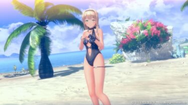 【レスレリ】クラウの日焼けは慣れない海でやらかして真っ赤にしてしまった感…